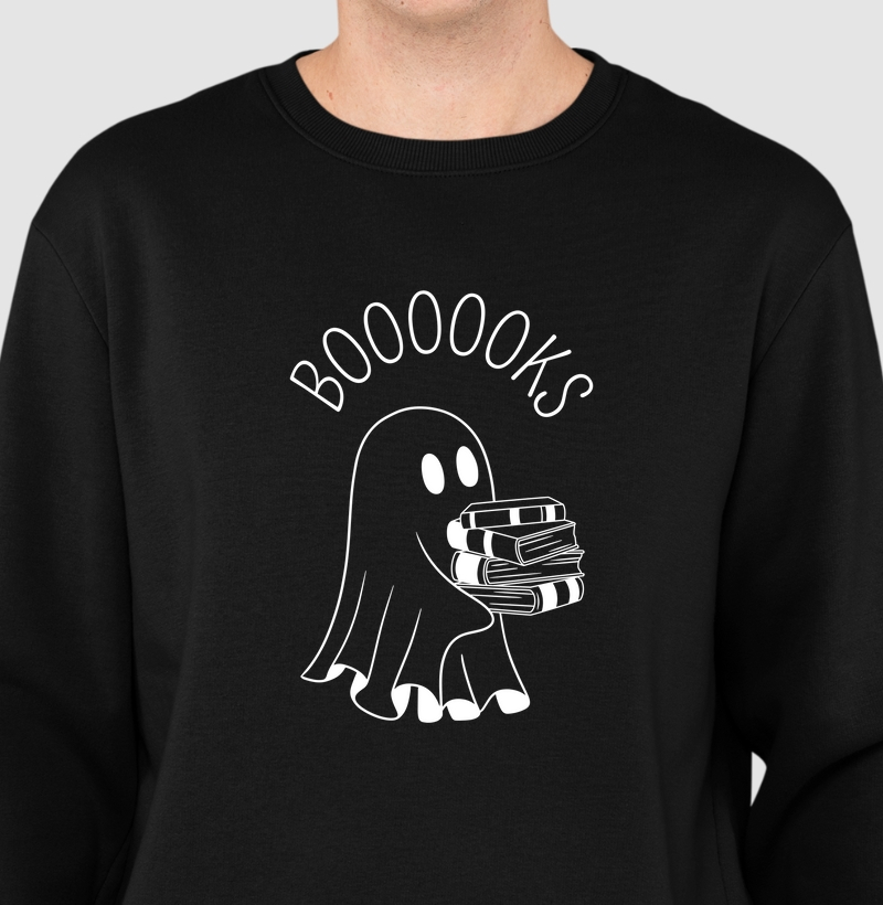 Sueter Moletom BOOOOKS