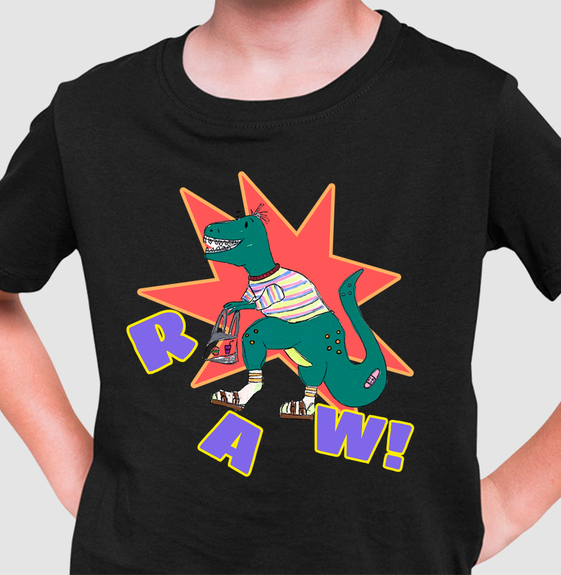 Camiseta Dino Raw