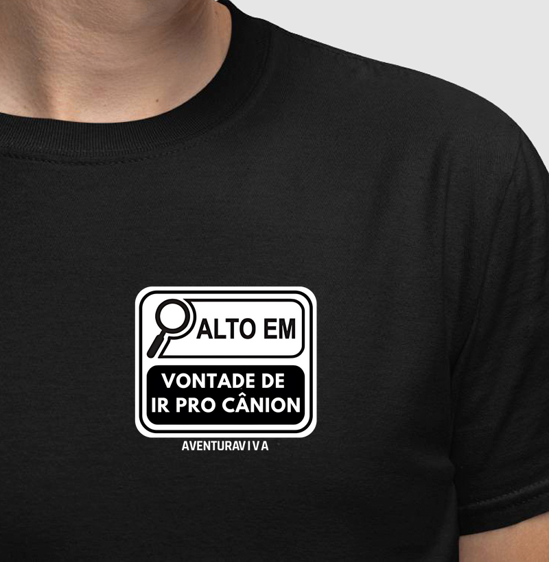 Alto em vontade de ir pro cânion