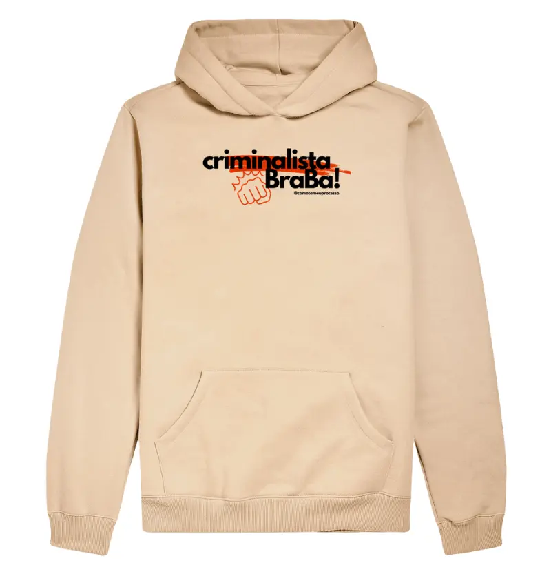 moletom hoodie slim CRIMINALISTA BRABA