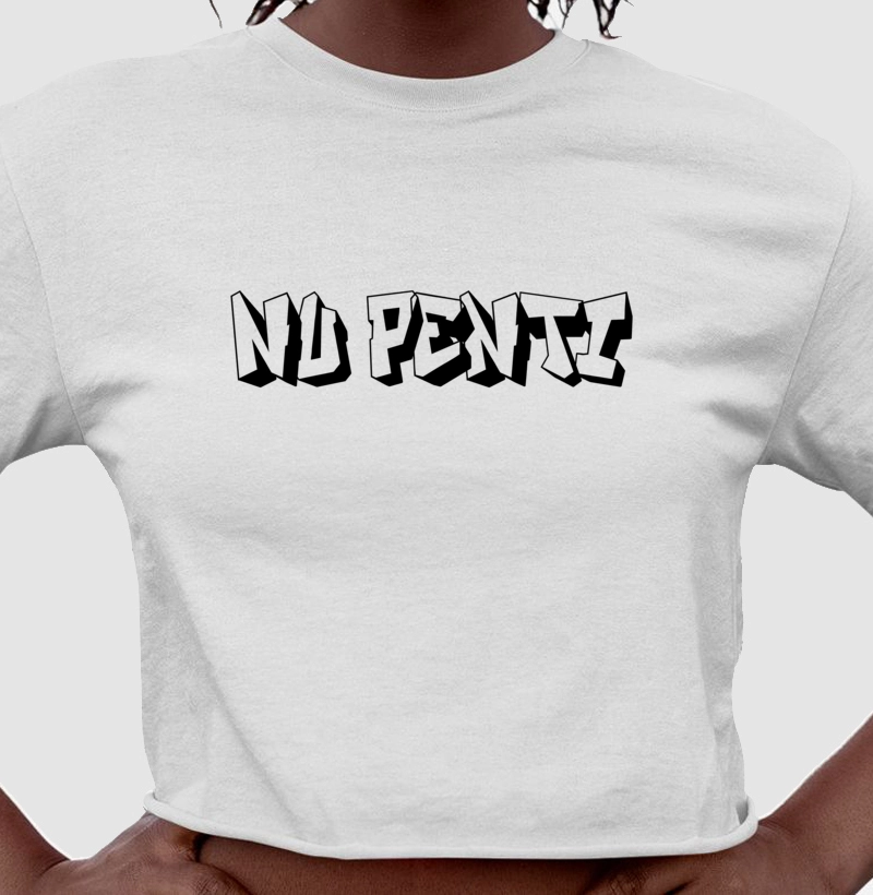 Camiseta cropped pra elas