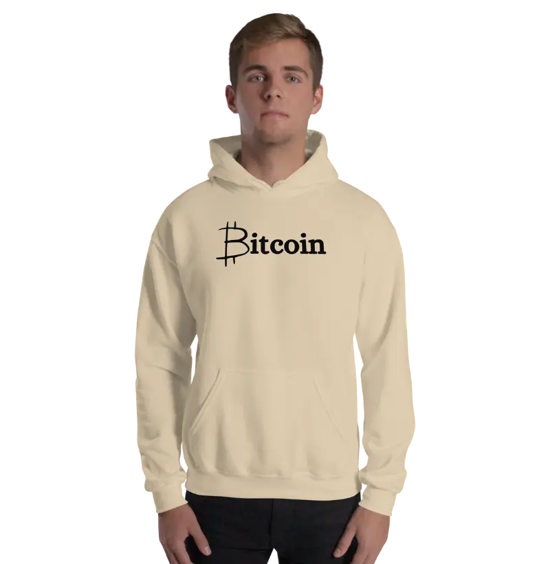 Moletom com Capuz Crypto Style Bitcoin
