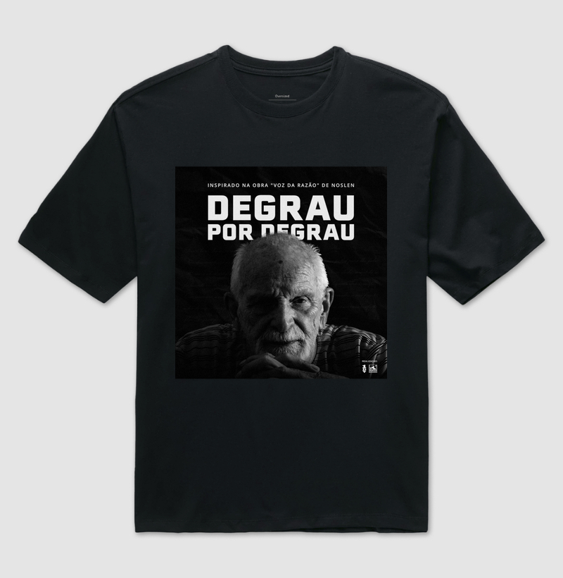 Oversized Unissex Um Degrau Por Vez - Álbum Voz da Razão