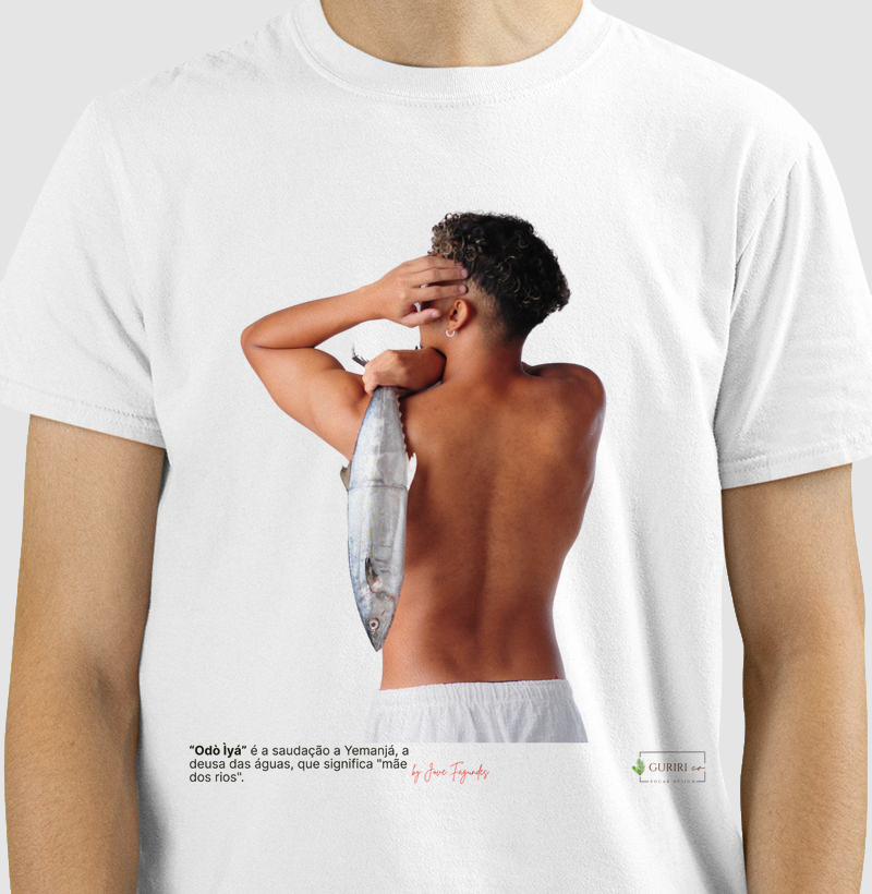 Camisa - COLAB - Iemanjá - Proteção - by Jove Fagundes