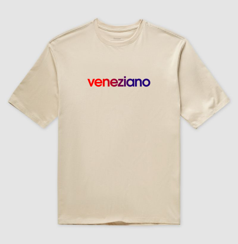 Camiseta Oversized Veneziano Cores da Bandeira