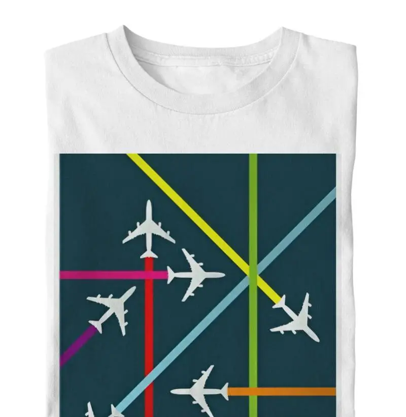Camiseta Básica Rota de Avião