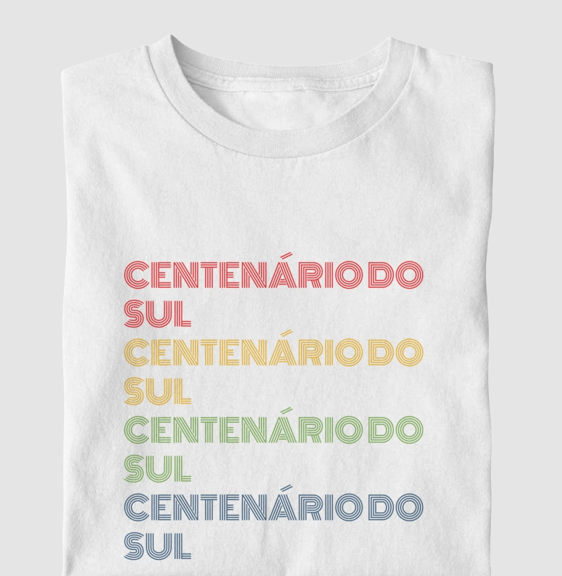 Centenário do Sul Letreiro Retrô