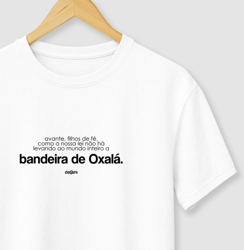 CAMISETA UMBANDA - BANDEIRA DE OXALÁ