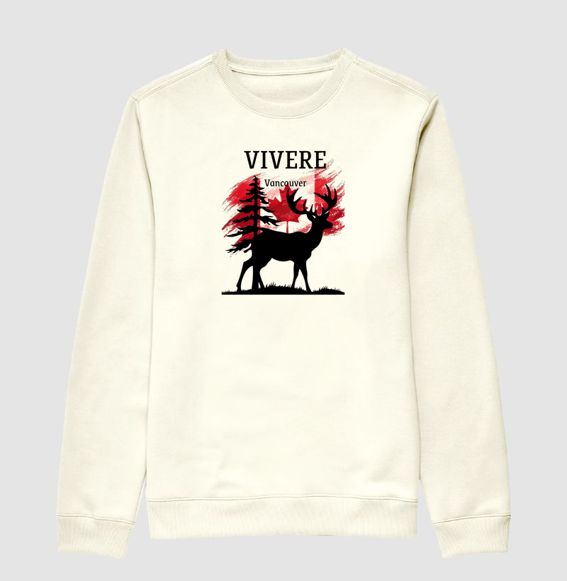Suéter moletom unisex Vivere Vancouver