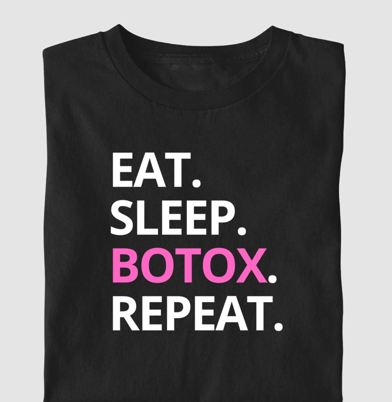 Camiseta 'Botox, Repeat'