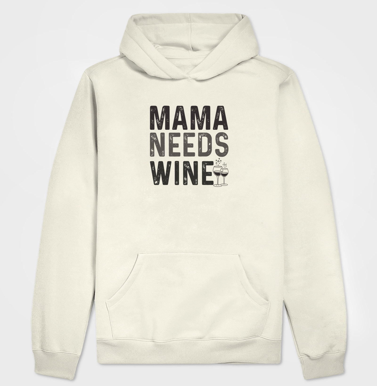 Moletom Cropped Mama Needs Wine 