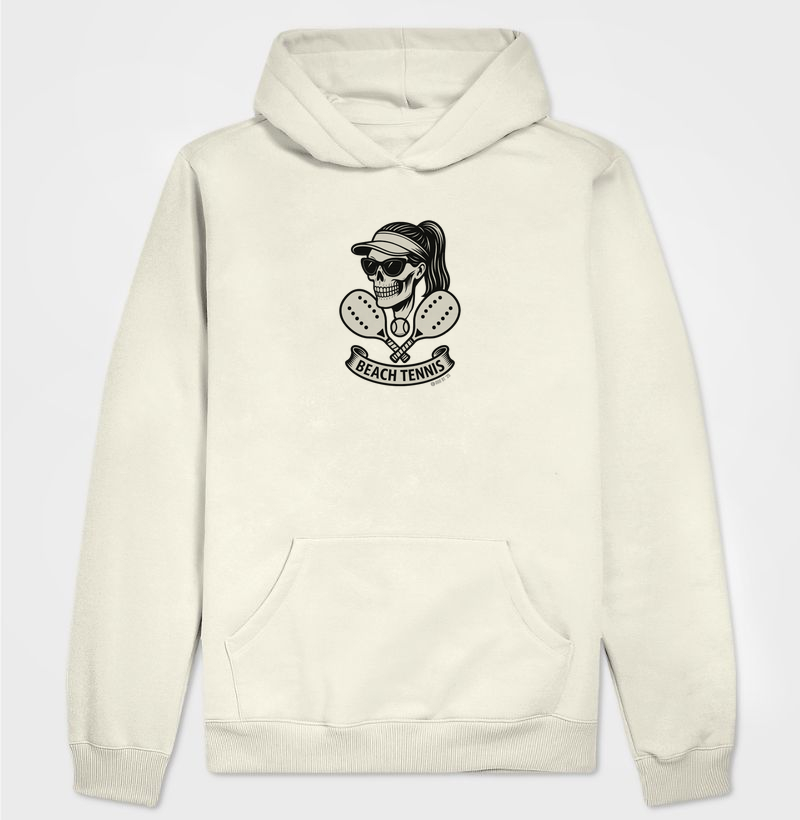 Beach Tennis Woman Skull