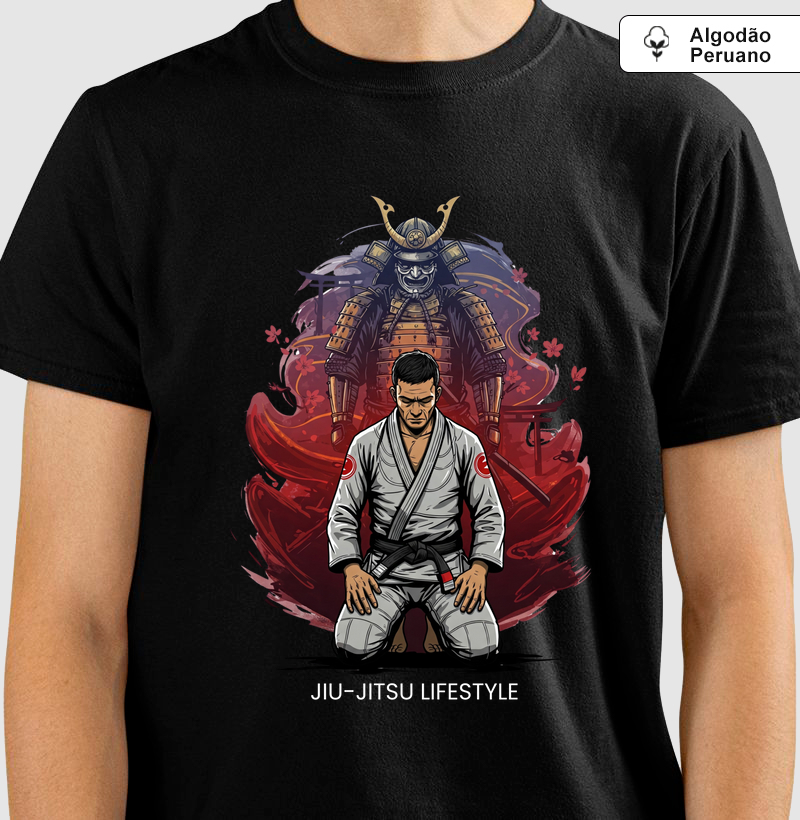 Alma Samurai - Jiu-Jitsu Lifestyle - Algodão Peruano