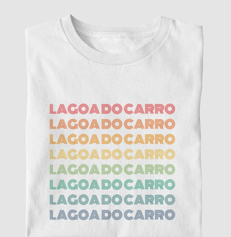 Lagoa do Carro Letreiro Retrô