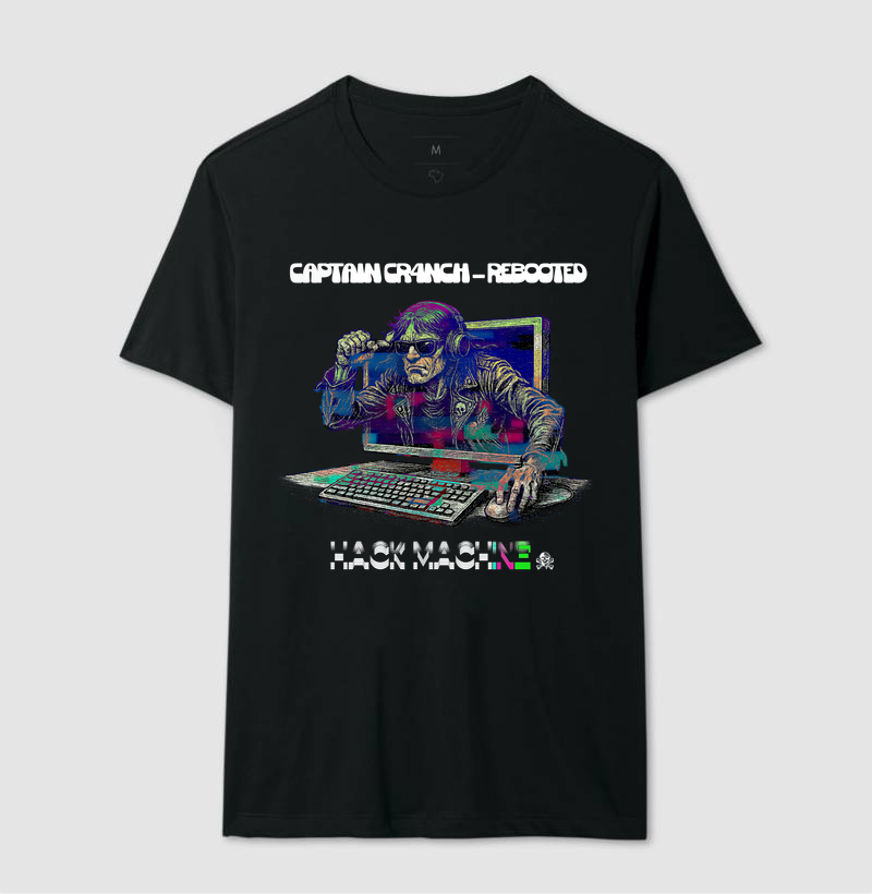 Camiseta Hack Machine – Captain Cr4nch Rebooted / HackTribes™