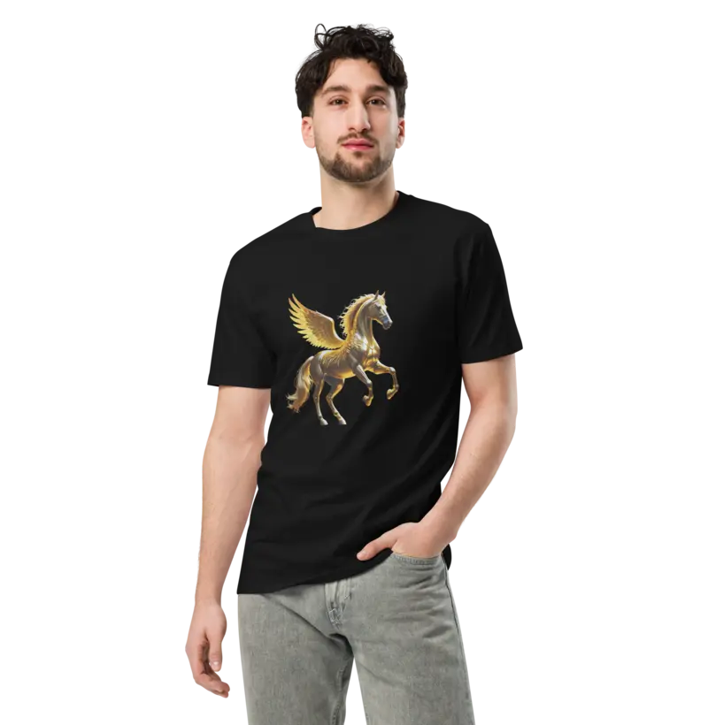 Camiseta Arquétipo Cavalo de ouro - Desperte o Poder em Você!
