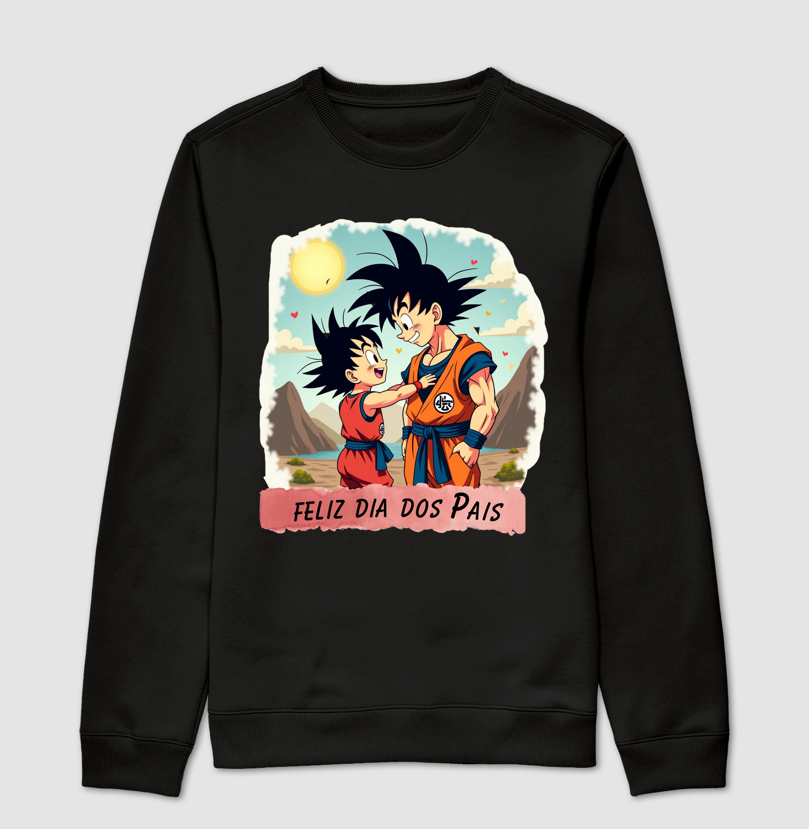 feliz dia dos Pais - Goku e Gohan