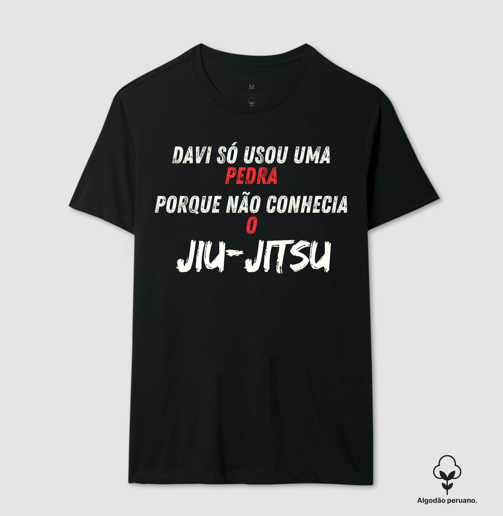Davi só usou uma pedra porque não conhecia o Jiu Jitsu 
