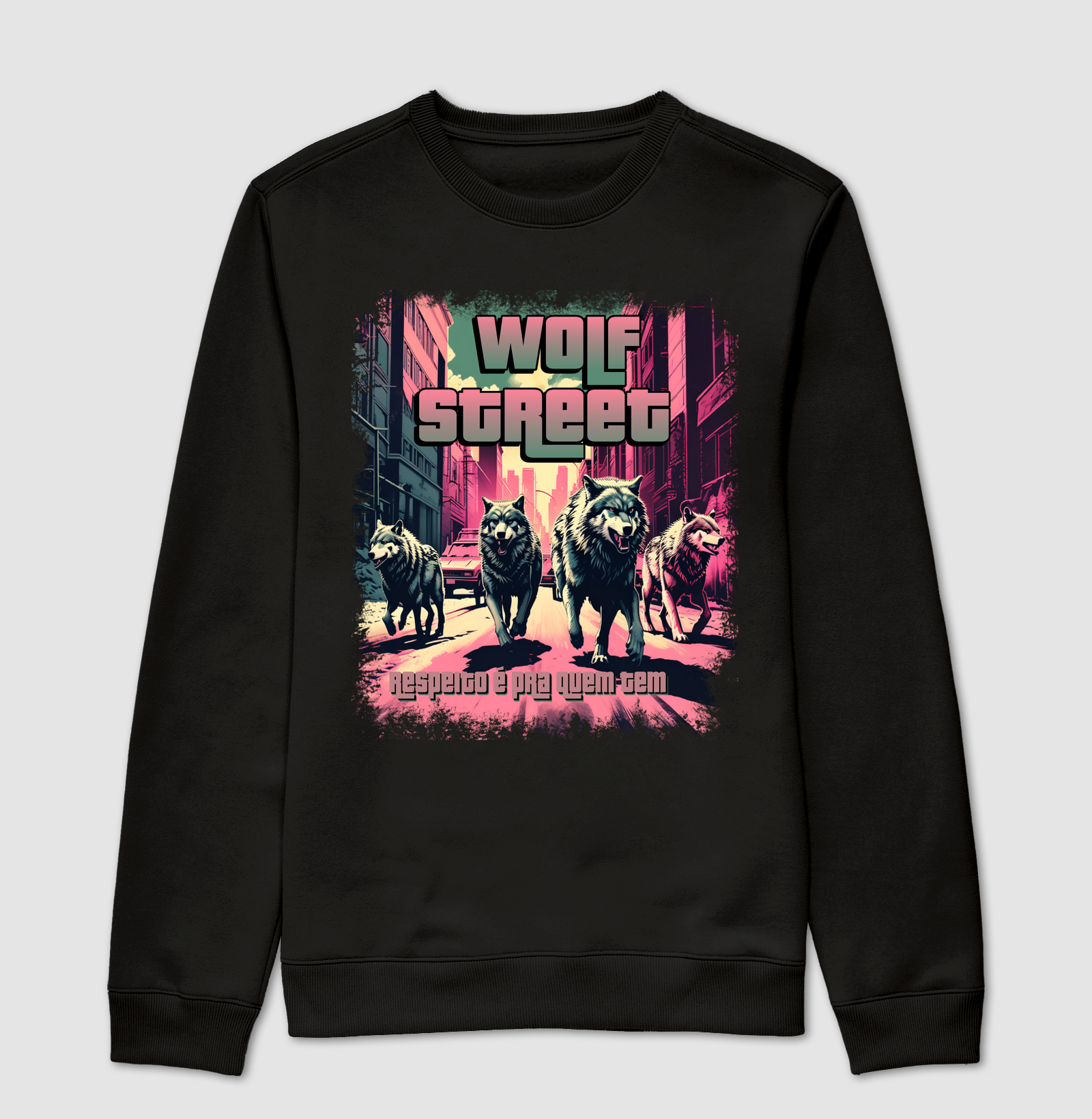 Camiseta Wolf Bootleg 100%Algodão 05