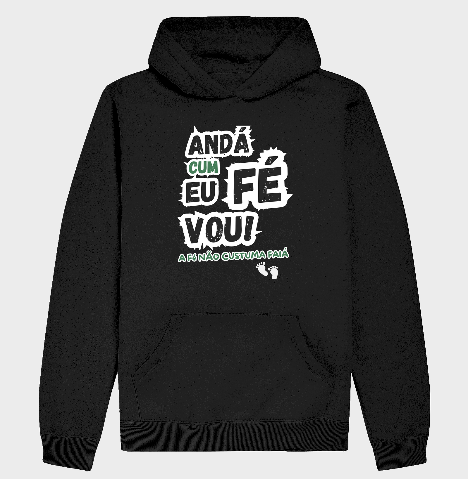 Andar com Fé eu vou que a Fé não costuma faiá