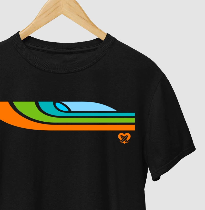 CAMISETA SURF ONDA MASCULINA