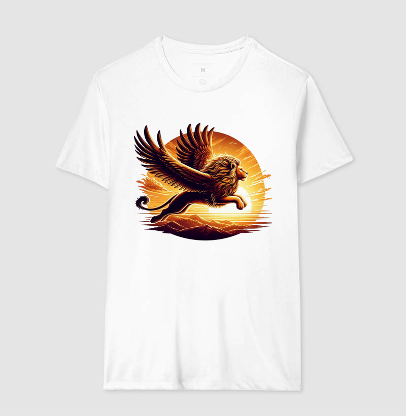 Camiseta Leão Alado