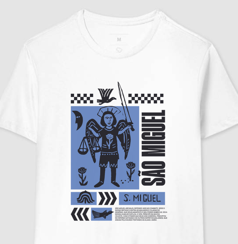 Camiseta São Miguel – Cordel e Street na Fé