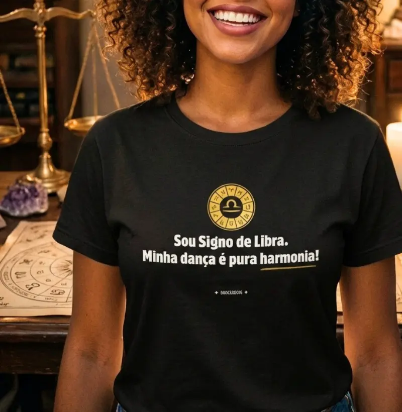 Sou Signo de Libra. Minha dança é pura harmonia