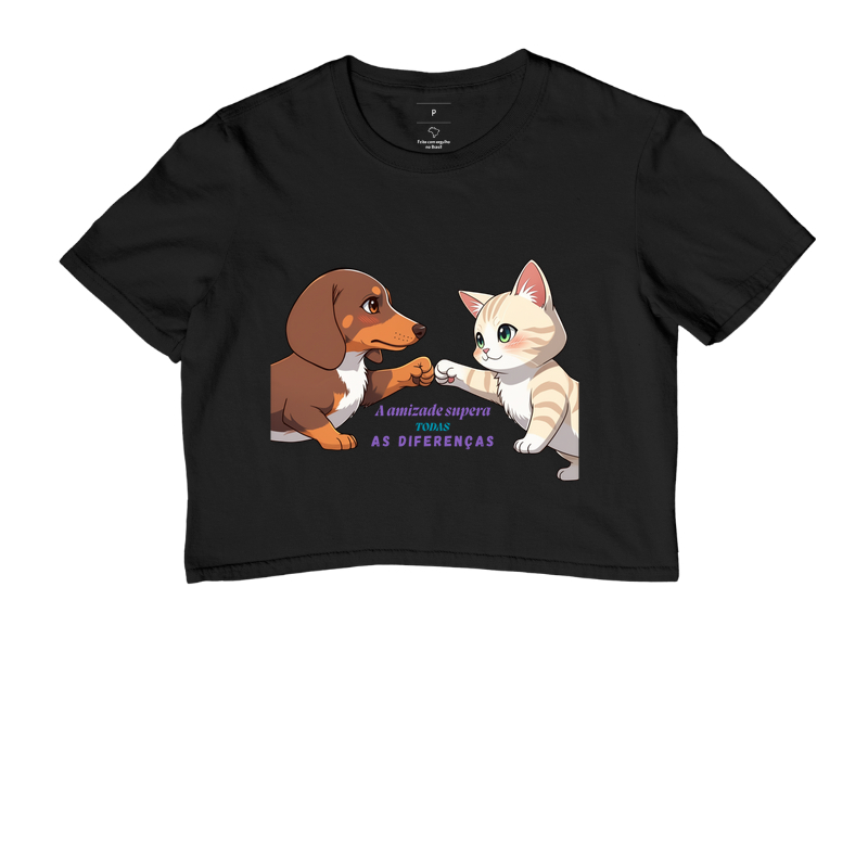 A amizade supera qualquer diferença | Mini Tee