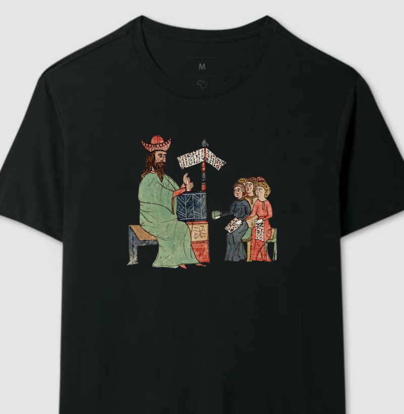 Camiseta Hipócrates e a medicina medieval