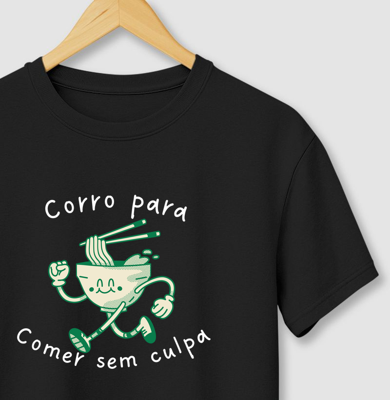 Corro para comer sem culpa