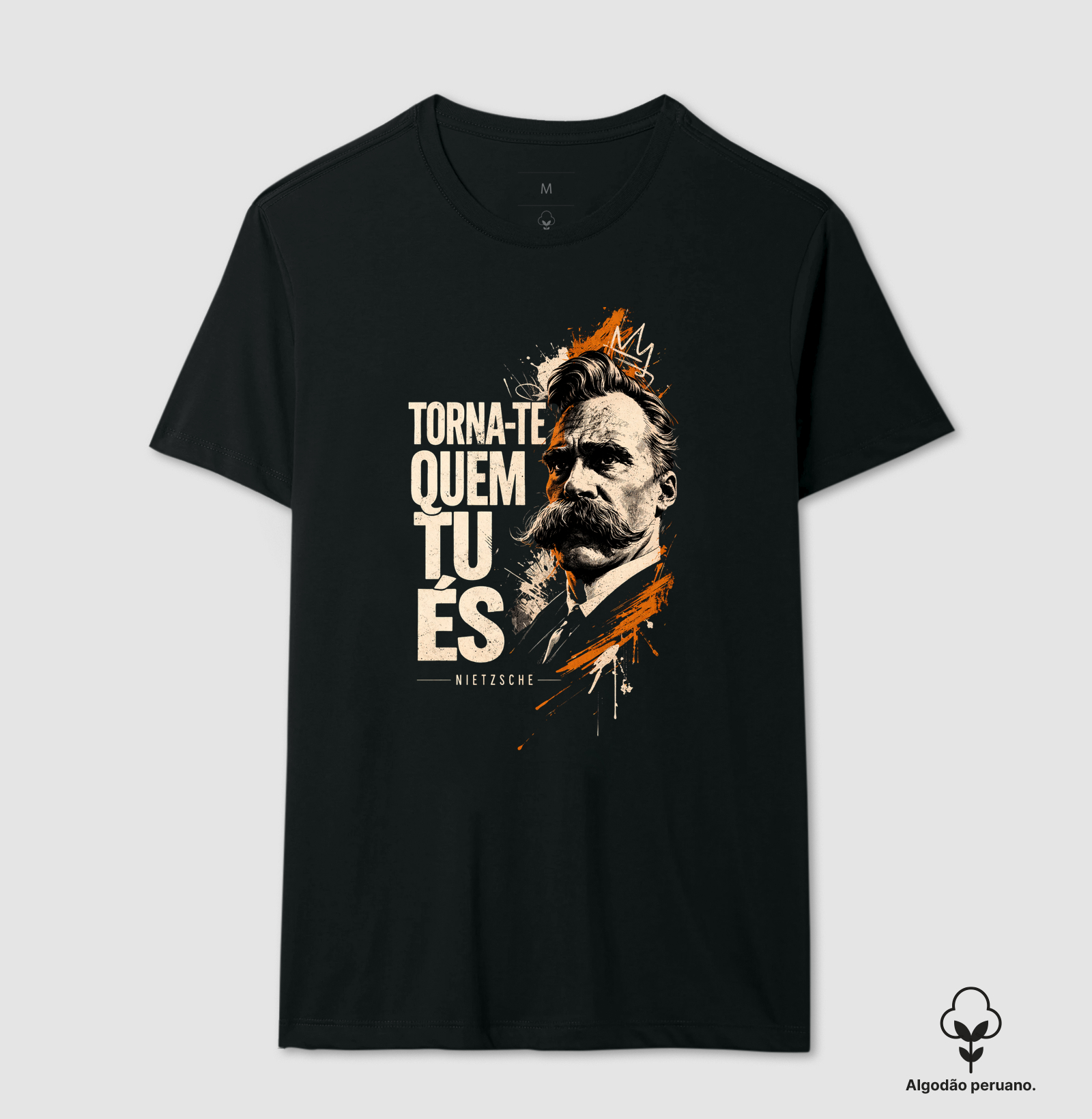 Camiseta Filosofia de Nietzsche "Torna-te quem tu és"