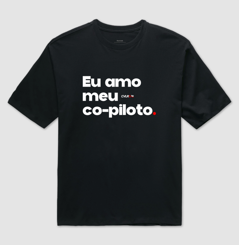 Eu amo meu co-piloto.
