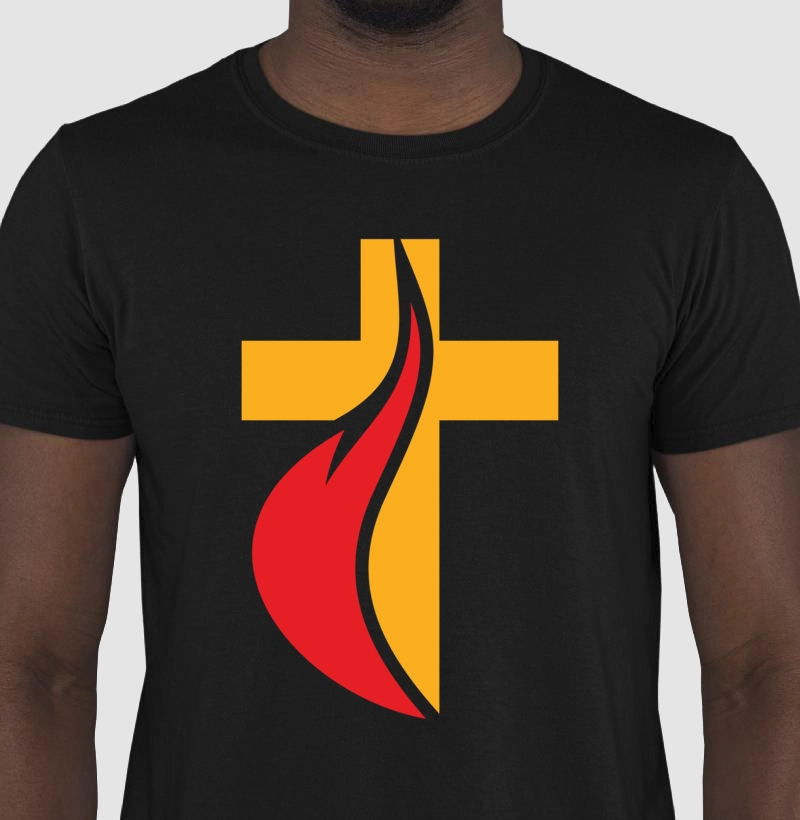 Camiseta da Cruz e Chama 