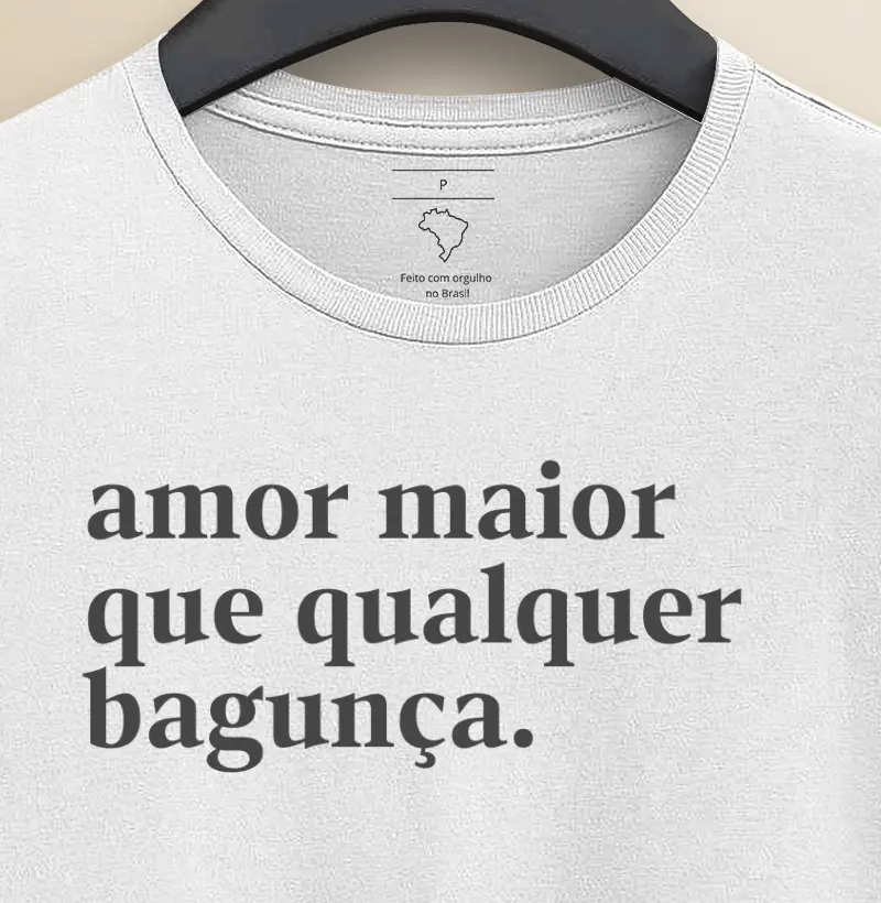Amor maior que qualquer bagunça