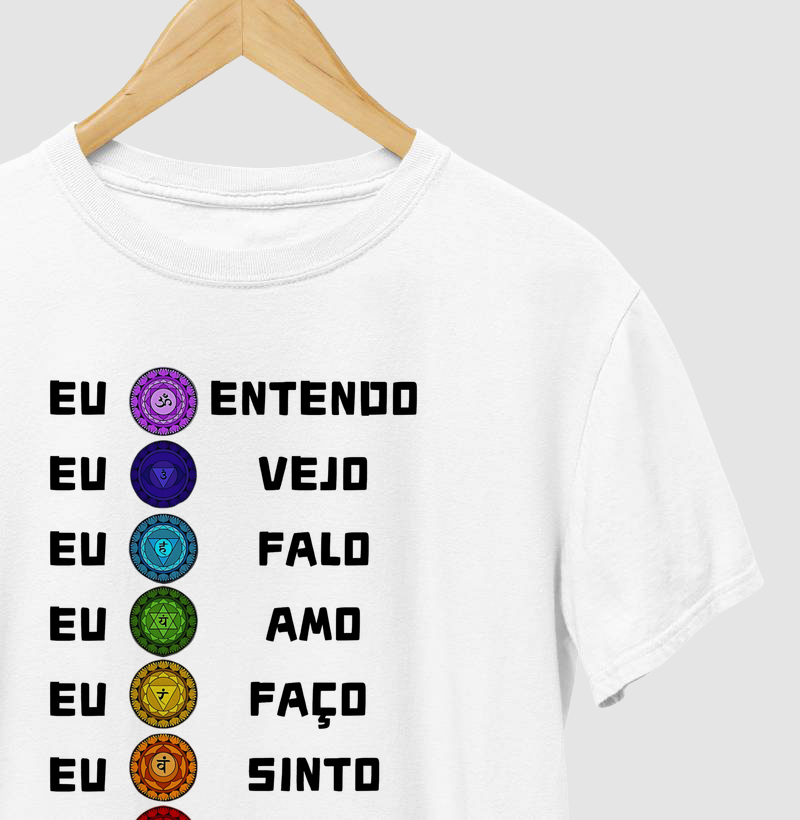 CAMISETA HARMONIZAÇÃO DOS CHAKRAS