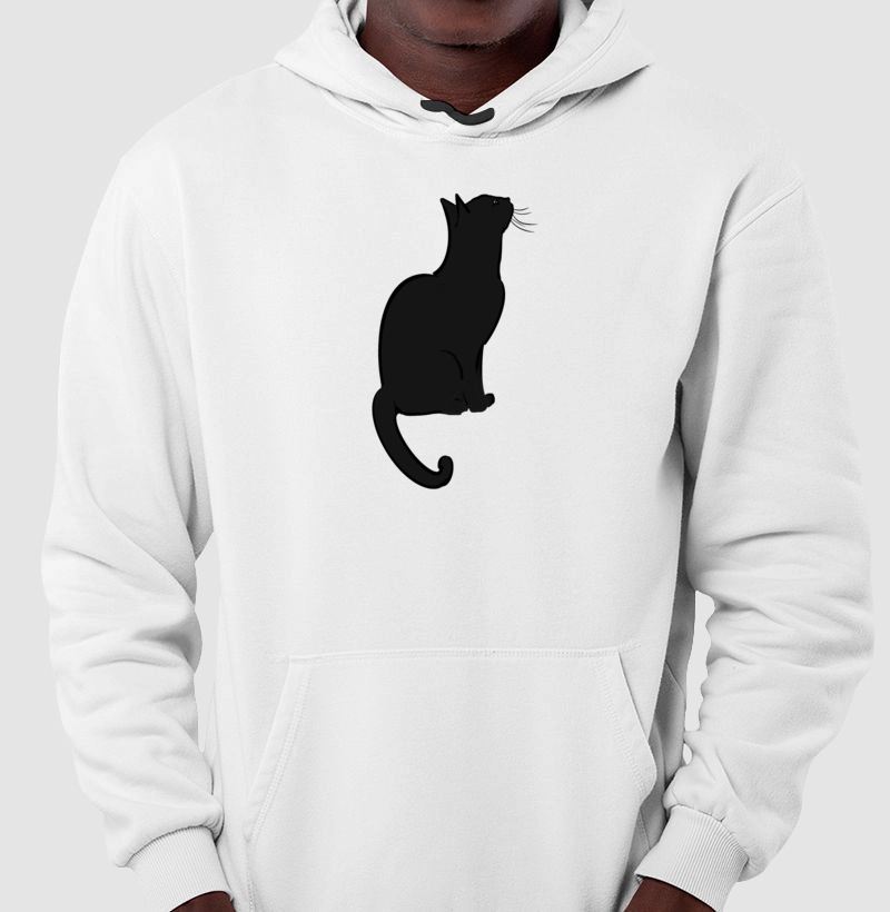 Black Cat - Moletom Hoodie