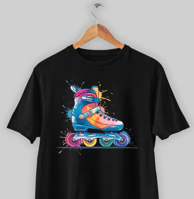 Patins em Aquarela - Inline