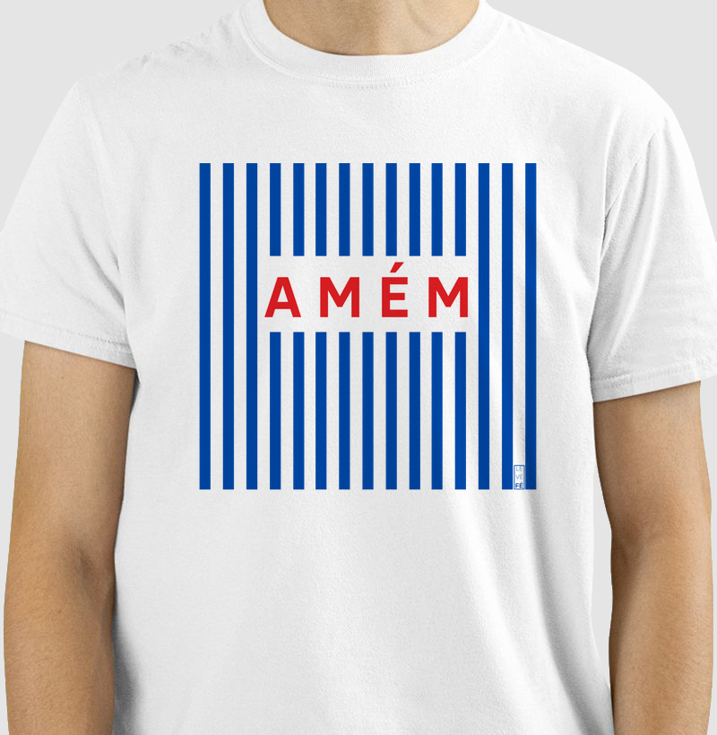 Amém - Listras azuis