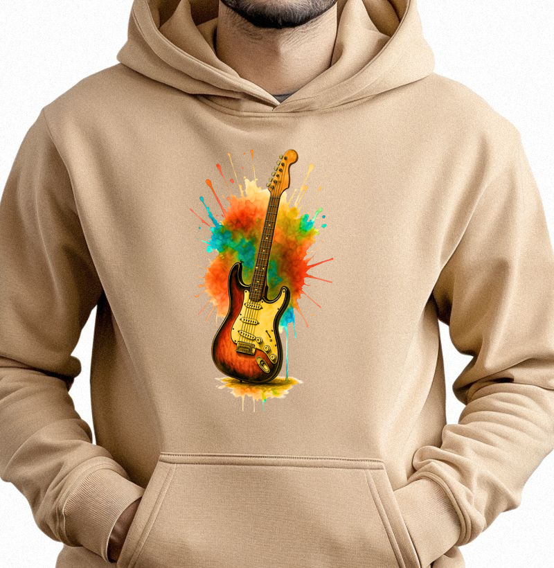 Moletom para Guitarrista – Estampa Realista