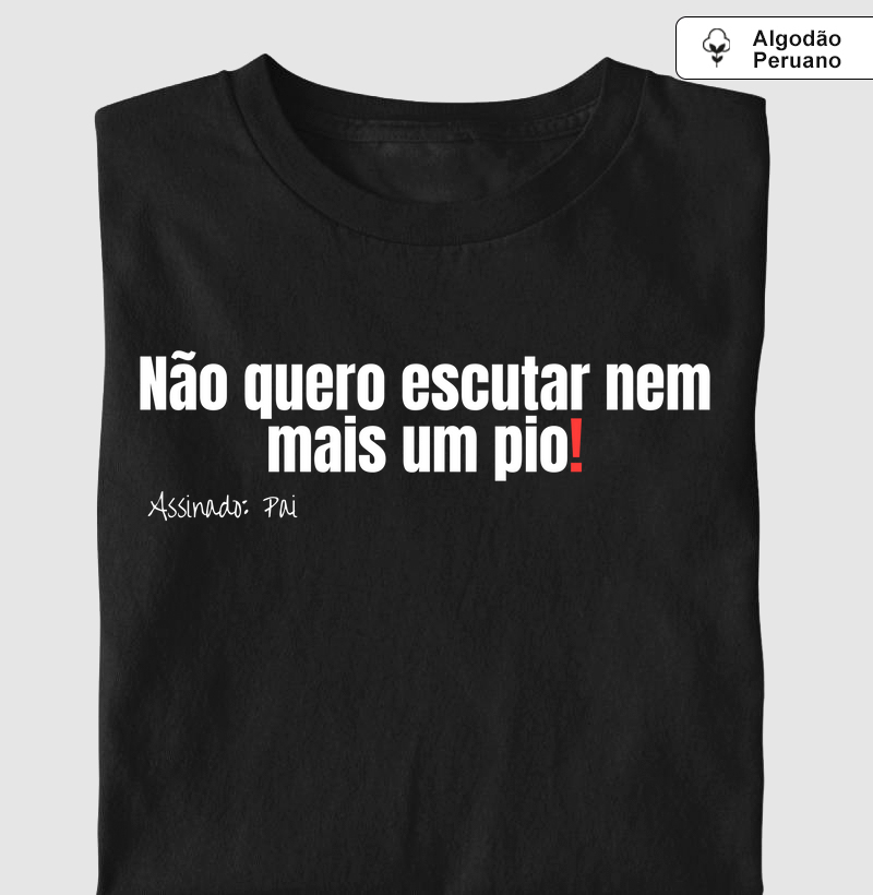 Nem mais um pio!