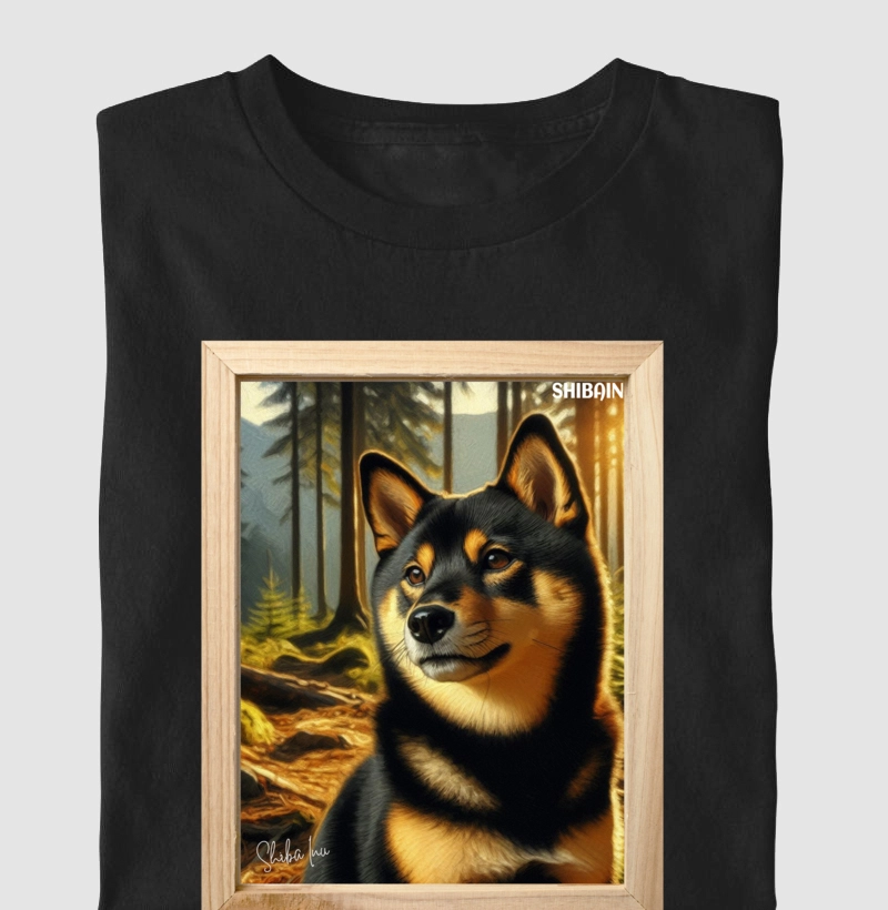 Quadro Shiba Black and tan