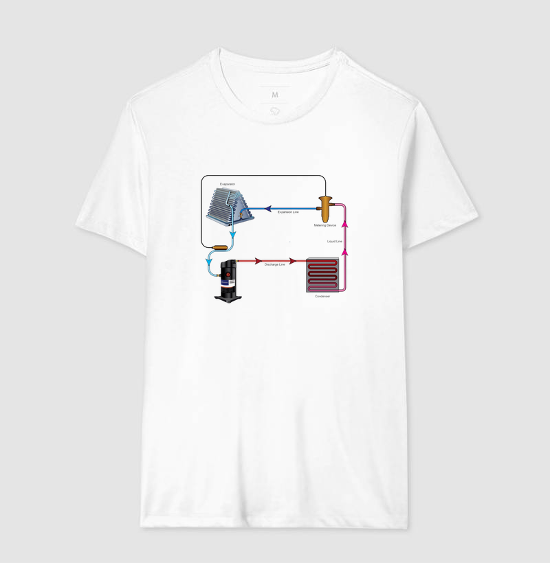 Camiseta Ciclo de Refrigeração