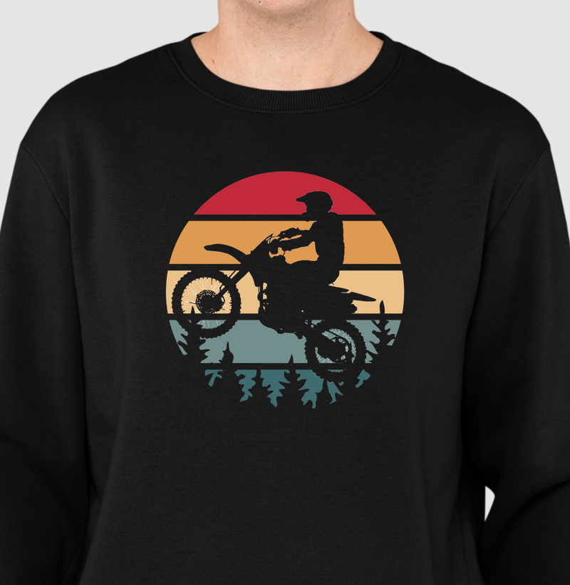 HONESTEE MOLETOM MOTOCROSS STRIPES