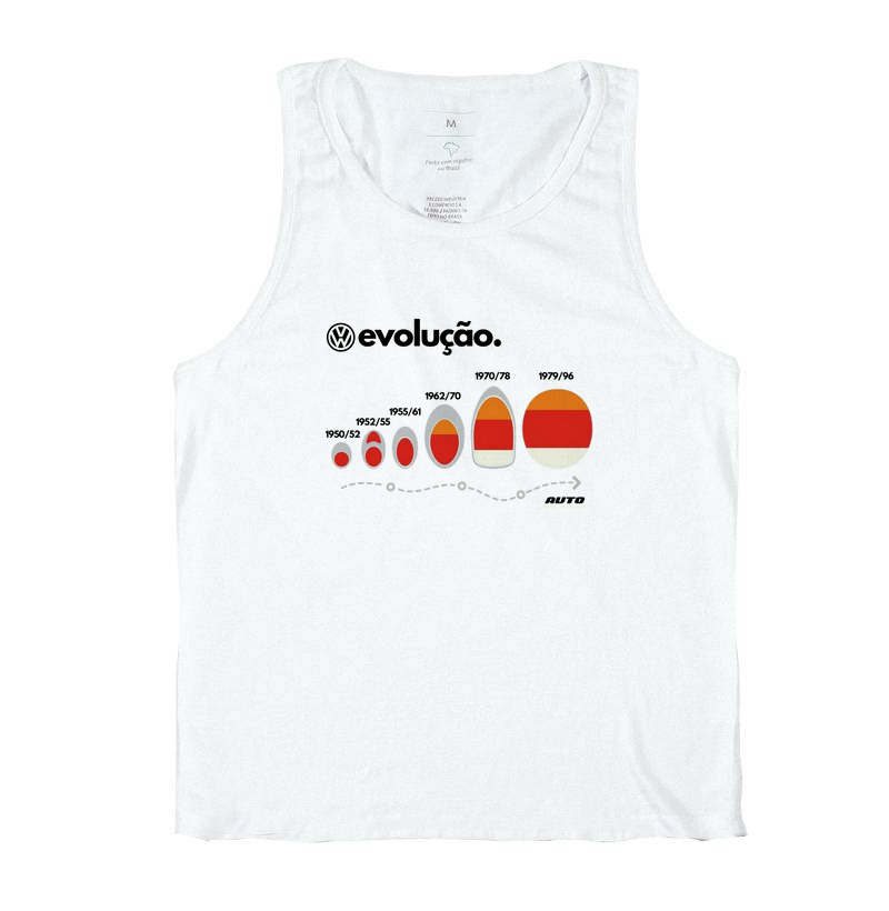 Camiseta evolução fusca