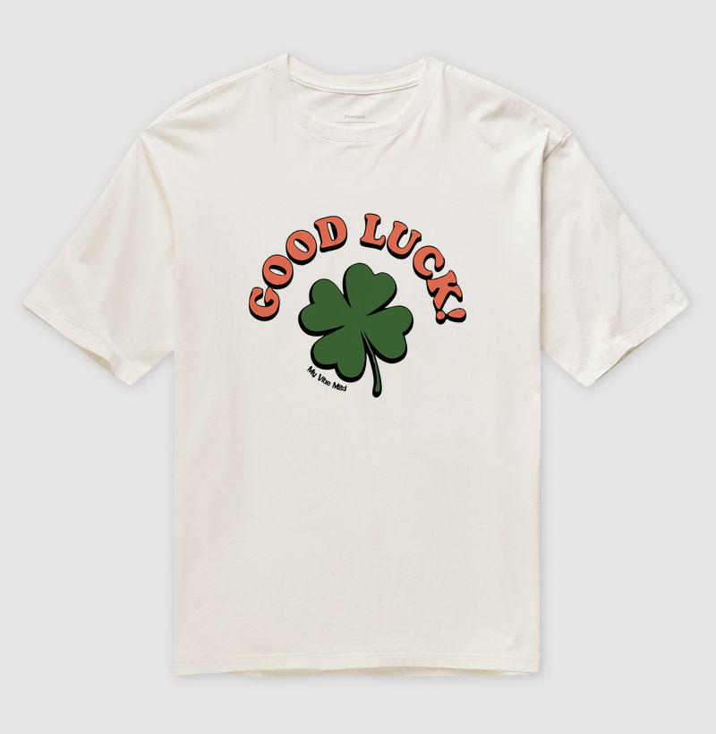 Camiseta Oversized - Trevo da Boa Sorte