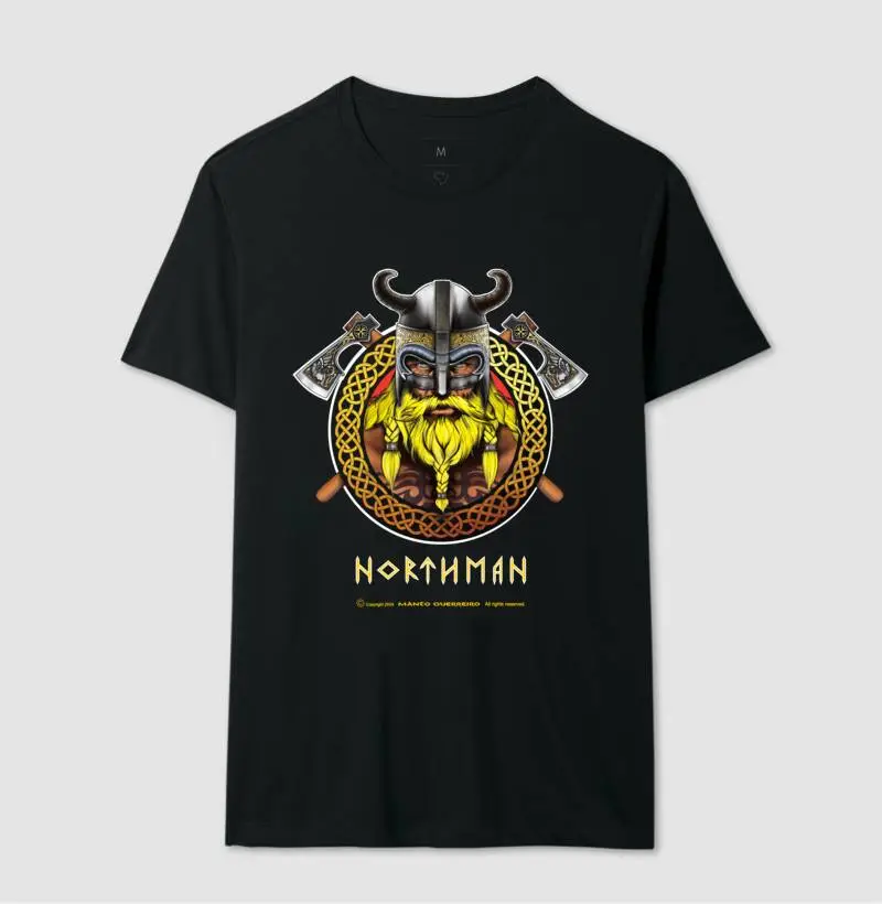 Camisa Homem do Norte Preta Masculina