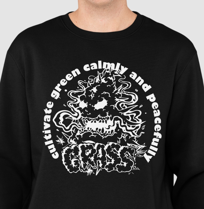 Green Calmly Moletom Premium