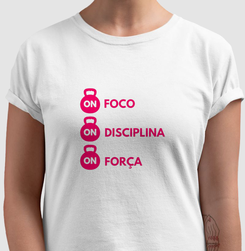 Camiseta Frase força