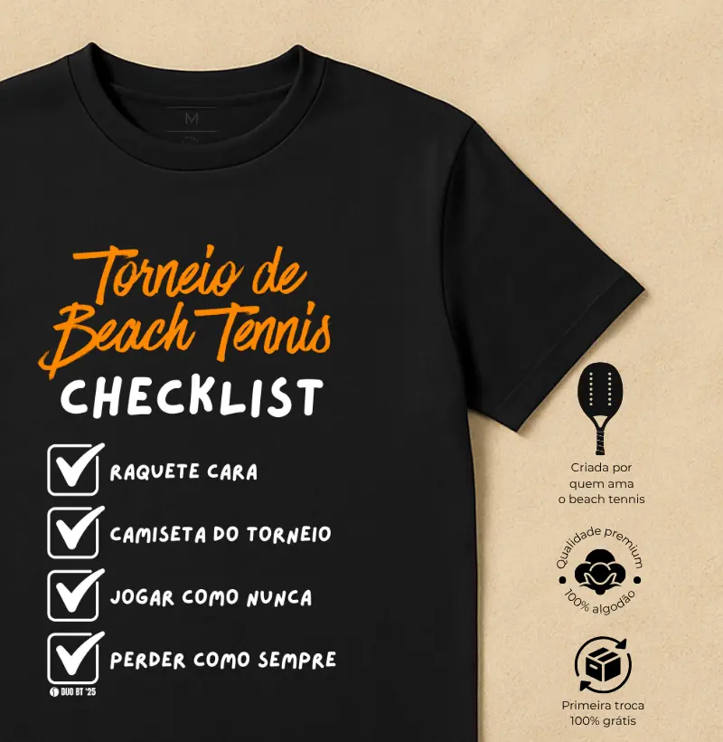Beach Tennis Checklist